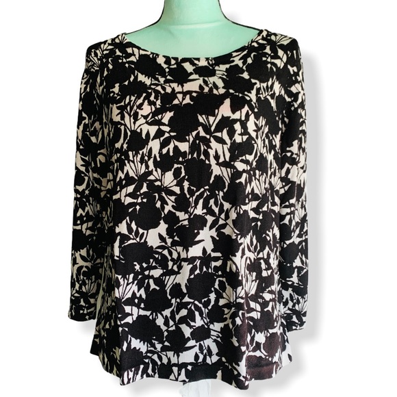 Jones New York Tops - JONES NEW YORK SHIRT TOP 3/4 SLEEVE 2X